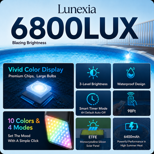 Lunexia ™ Solar Pool Light