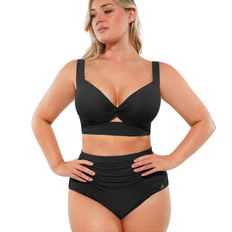HighWaist Swimwear Sculpting Two-Piece Bikinis Set