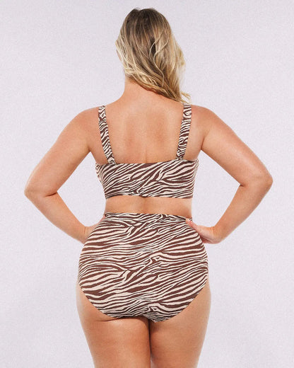 HighWaist Swimwear Sculpting Two-Piece Bikinis Set