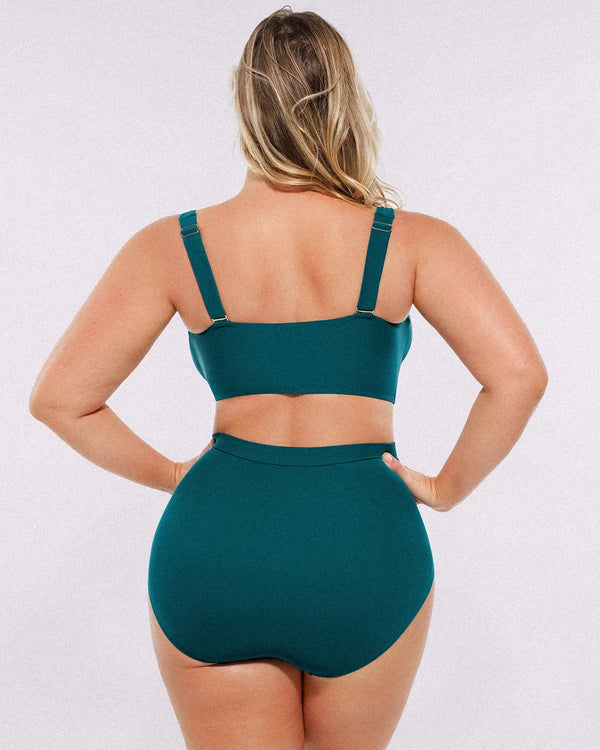 HighWaist Swimwear Sculpting Two-Piece Bikinis Set