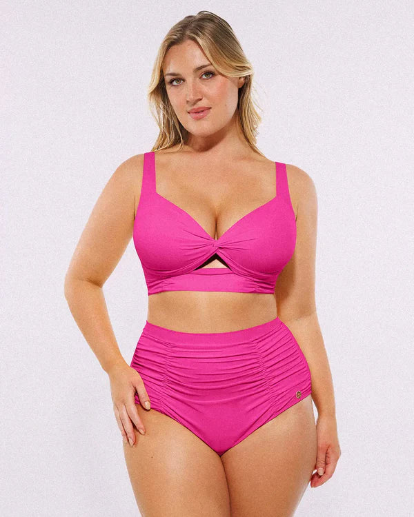 HighWaist Swimwear Sculpting Two-Piece Bikinis Set