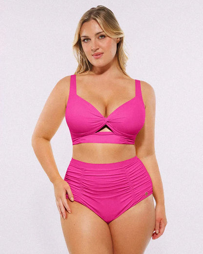 HighWaist Swimwear Sculpting Two-Piece Bikinis Set