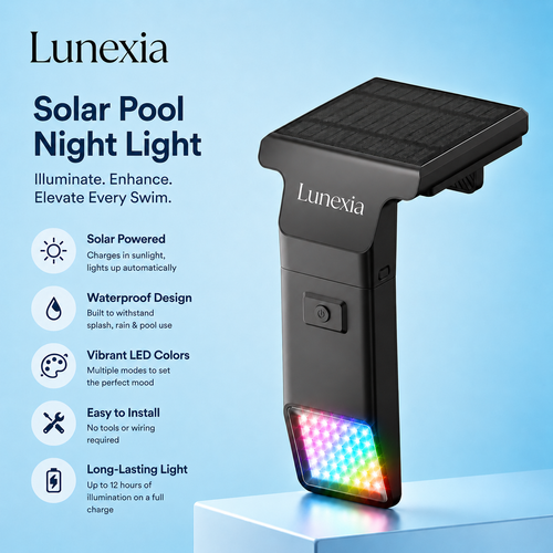 Lunexia ™ Solar Pool Light